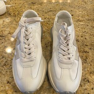 Steven Madden Sneakers - CAMPO White/Grey Size 7